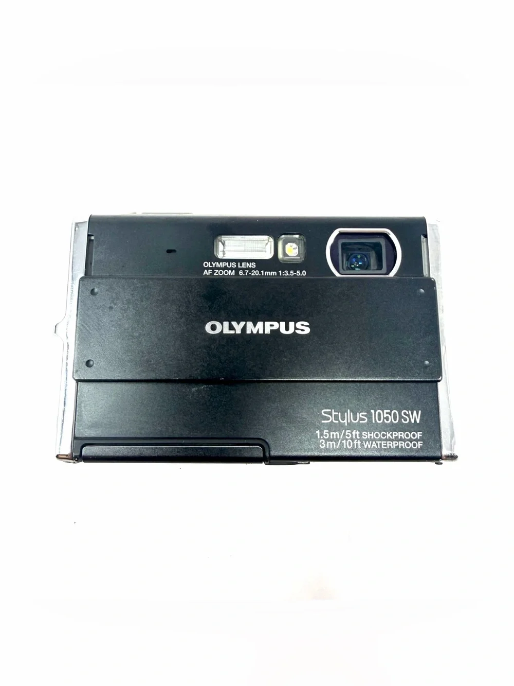 Olympus Stylus 1050SW Black 10.1MP Digital Camera Waterproof Shockproof TESTED